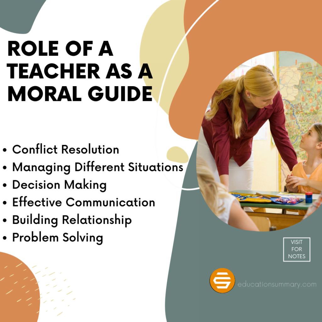 Role of a teacher as a guide