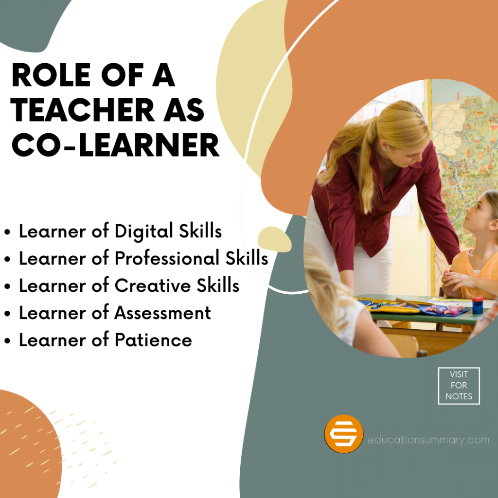 Role as co learner