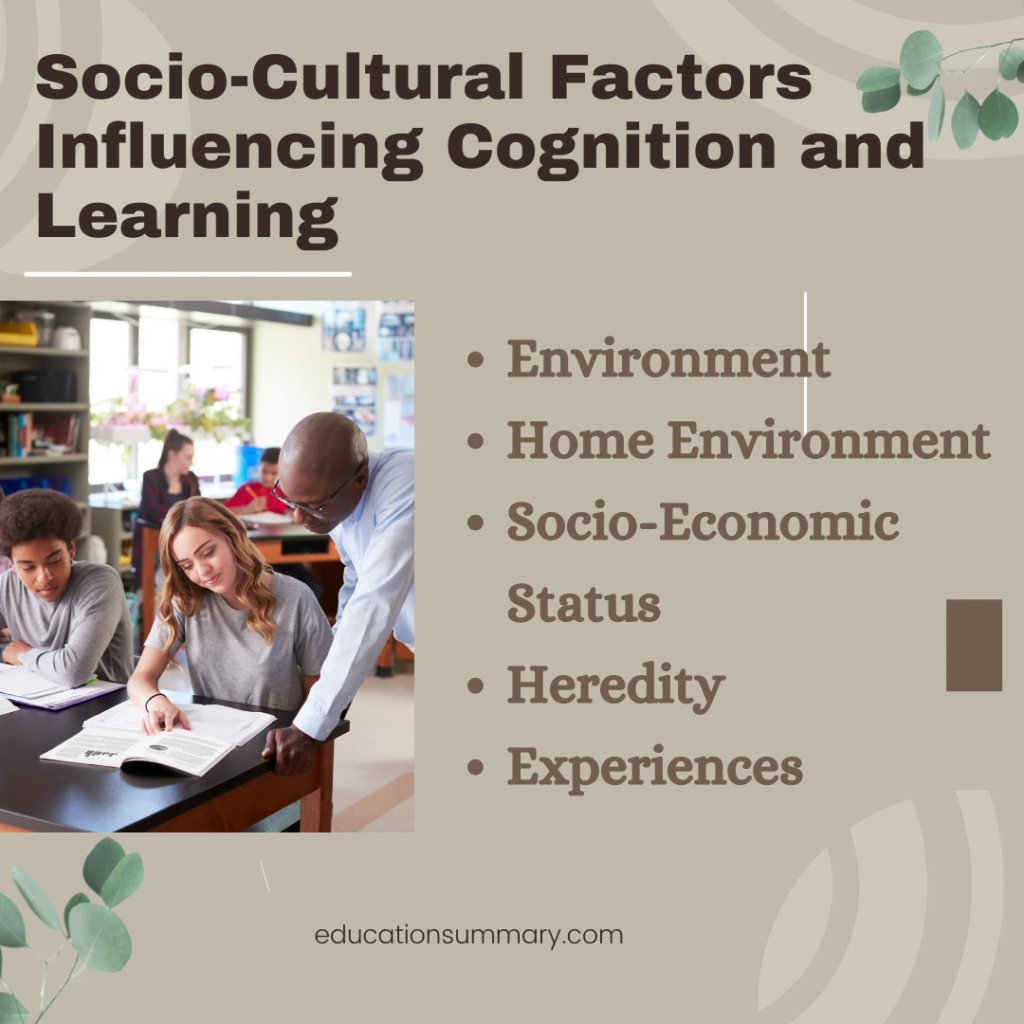 Socio culture factors