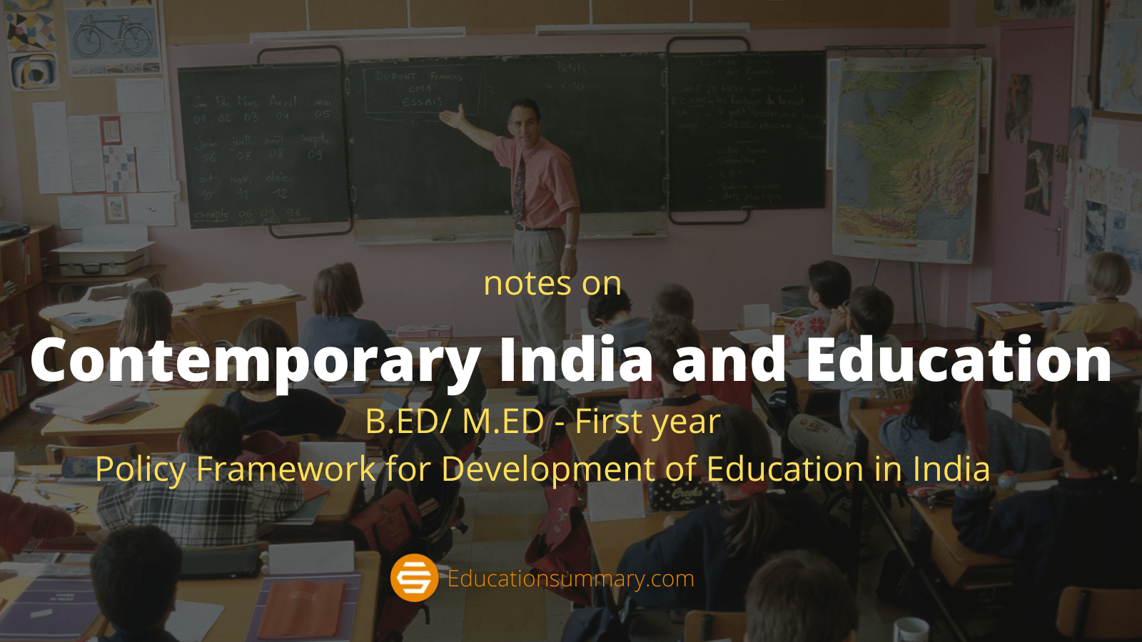 Contemporary India and Education – Unit 3