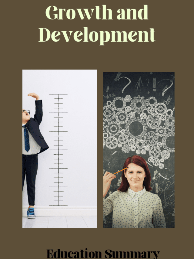Characteristics of Growth and Development B.Ed Notes Education summary