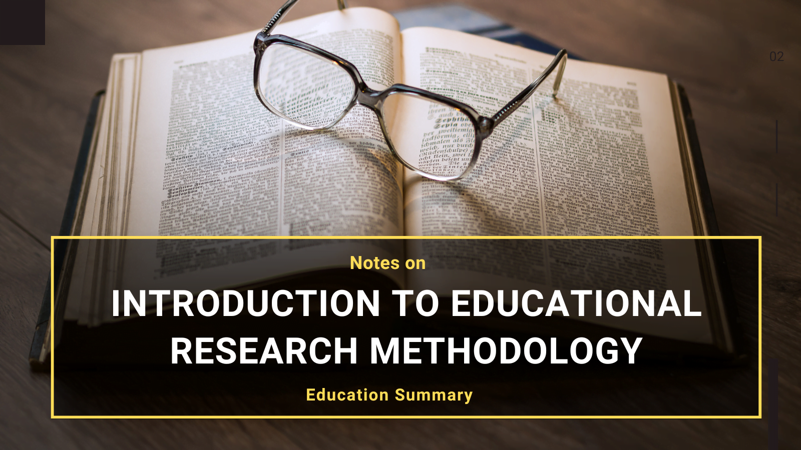 Introduction to Educational Research Methodology