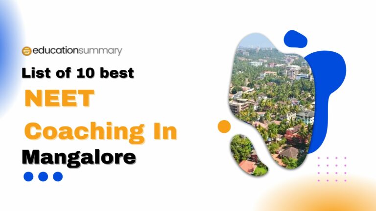 Top 10 Best NEET Coaching In Mangalore