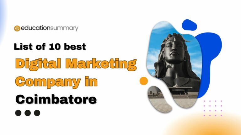 Top 10 Best Digital Marketing companies in Coimbatore