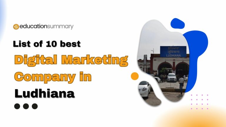 Top 10 Best Digital Marketing Company in Ludhiana