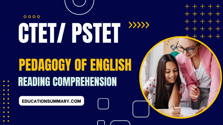 PSTET Previous Year Question Papers with Answers Pdf | Reading Comprehension Passages with Questions and Answers